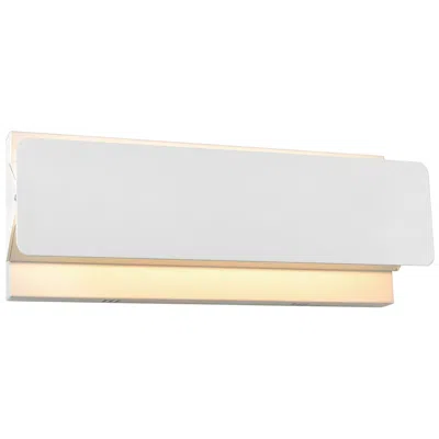 Cwi Lighting Lilliana Integrated Led 12in Adjustable White Wall Sconce