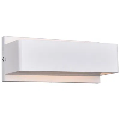 Cwi Lighting Lilliana Integrated Led 12in White Wall Sconce