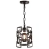Cwi Lighting Litani 1 Light Down Chandelier With Brown Finish
