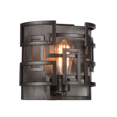 Cwi Lighting Litani 1 Light Wall Sconce With Brown Finish