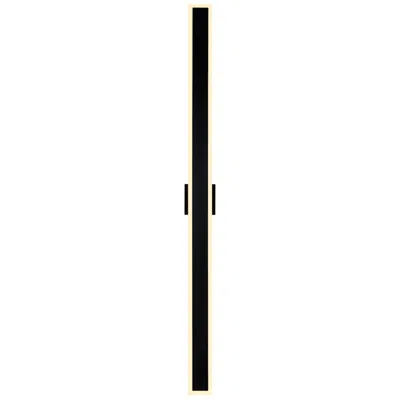 Cwi Lighting Malibu Integrated Led 80in Black Outdoor Wall Light