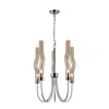 Cwi Lighting Meduse 5 Light Chandelier With Polished Nickel Finish