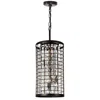 Cwi Lighting Meghna 4 Light Up Chandelier With Brown Finish