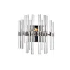 Cwi Lighting Miroir 2 Light Wall Light With Polished Nickel Finish