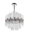 Cwi Lighting Miroir 8 Light Chandelier In Chrome