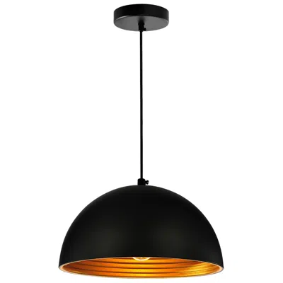 Cwi Lighting Modest 1 Light 12in Black Down Mini Pendant