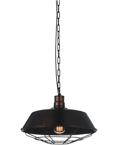 Cwi Lighting Morgan 1 Light Mini Pendant In Black