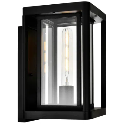Cwi Lighting Mulvane 1 Light Black Outdoor Wall Light