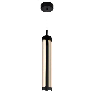 Cwi Lighting Neva 3 In Led Integrated Black Pendant