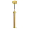 Cwi Lighting Neva 3 In Led Integrated Satin Gold Pendant