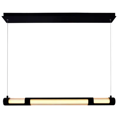 Cwi Lighting Neva Integrated Led 36in Black Chandelier