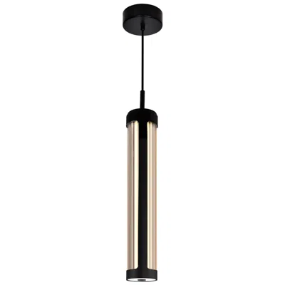 Cwi Lighting Neva Integrated Led 3in Black Pendant