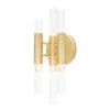 Cwi Lighting Orgue 6 Light Sconce With Satin Gold Finish