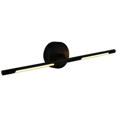 Cwi Lighting Oskil Integrated Led 24in Black Vanity Light