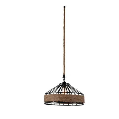 Cwi Lighting Padma 1 Light Down Pendant With Black Finish