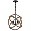 Cwi Lighting Padma 5 Light Up Chandelier With Black Finish