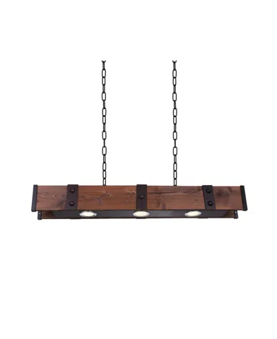 Cwi Lighting Pago 3 Light Chandelier In Black