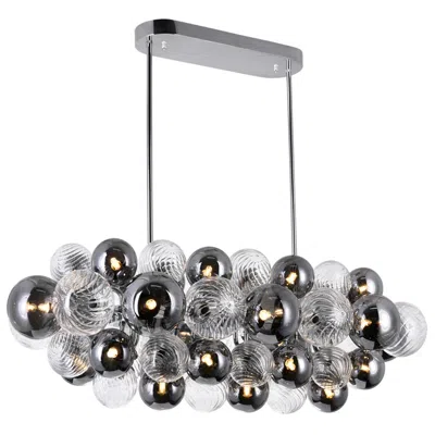Cwi Lighting Pallocino 27 Light 39in Chrome Chandelier