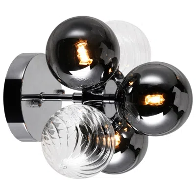 Cwi Lighting Pallocino 3 Light 9in Chrome Wall Sconce