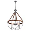 Cwi Lighting Parana 5 Light Down Chandelier With Chrome Finish
