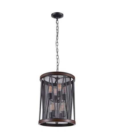 Cwi Lighting Parsh 8 Light Chandelier In Brown
