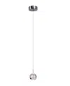 Cwi Lighting Perrier 1 Light Mini Pendant In Chrome