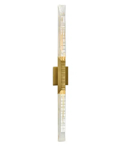Cwi Lighting Petra 36" Metal Vanity Light In Gold