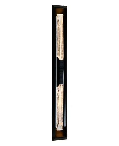 Cwi Lighting Petra 44" Metal Outdoor Sconce In Black