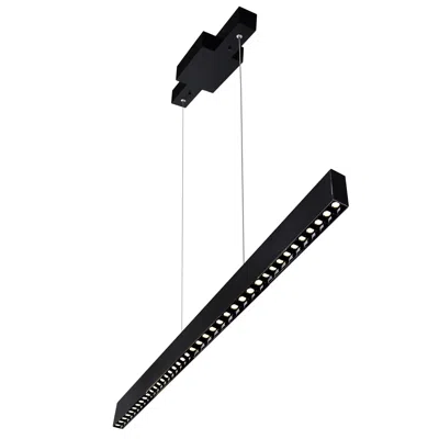 Cwi Lighting Pienza 52 In Led Integrated Black Chandelier