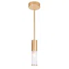 Cwi Lighting Pipes 1 Light Mini Pendant With Sun Gold Finish