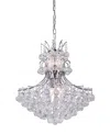 Cwi Lighting Princess 10 Light Chandelier In Chrome