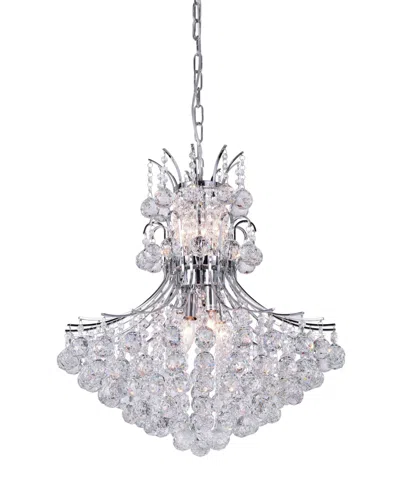 Cwi Lighting Princess 10 Light Chandelier In Chrome