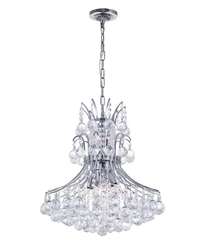 Cwi Lighting Princess 8 Light Chandelier In Chrome