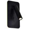 Cwi Lighting Private I Integrated Led Adjustable Rectangular Matte Black Wall Sconce
