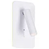 Cwi Lighting Private I Integrated Led Adjustable Rectangular Matte White Wall Sconce