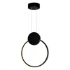 Cwi Lighting Pulley 12 In Led Black Mini Pendant