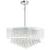 Cwi Lighting Radiant 12 Light Drum Shade Chandelier With Chrome Finish