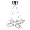 Cwi Lighting Ring Led Chandelier With Chrome Finish Lumens 1560