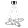 Cwi Lighting Ring Led Chandelier With Chrome Finish Lumens 3848