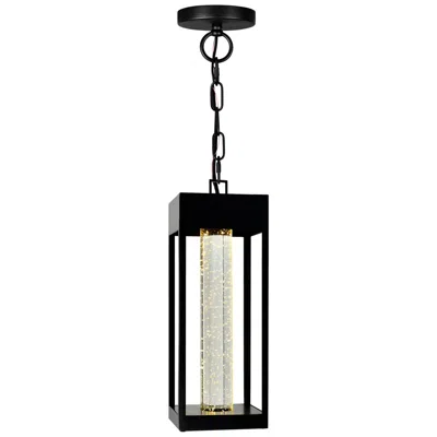 Cwi Lighting Rochester Integrated Led Black Outdoor Pendant