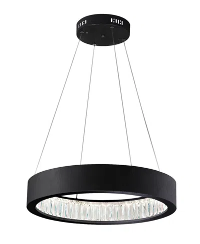 Cwi Lighting Rosalina Led Chandelier In Black