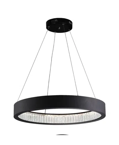 Cwi Lighting Rosalina Led Chandelier In Black