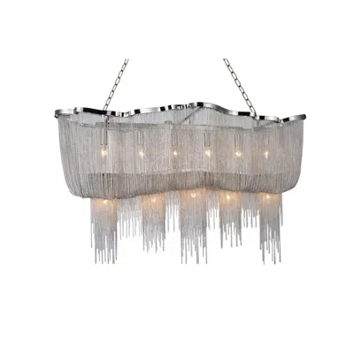 Cwi Lighting Secca 13 Light Down Chandelier With Chrome Finish
