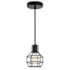 Cwi Lighting Secure 1 Light Down Mini Pendant With Black Finish