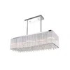 Cwi Lighting Spring Morning 10 Light Drum Shade Chandelier With Chrome Finish