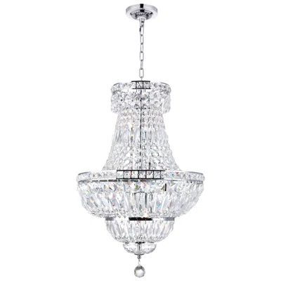 Cwi Lighting Stefania 8 Light Chrome Chandelier