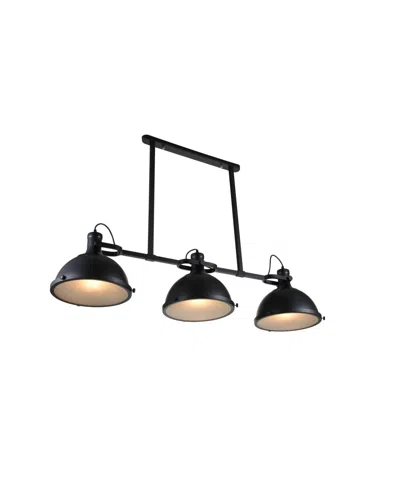 Cwi Lighting Strum 3 Light Chandelier In Black