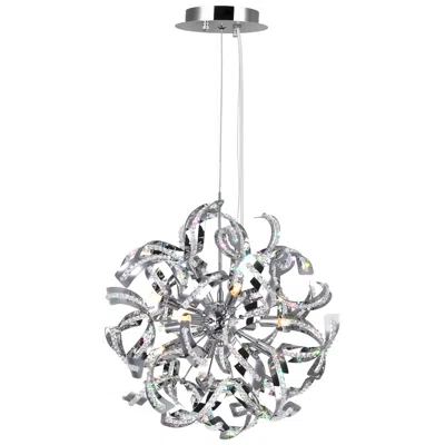 Cwi Lighting Swivel 18 Light 29in Chrome Chandelier