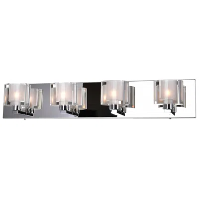 Cwi Lighting Tina 4 Light Chrome Wall Sconce