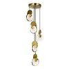 Cwi Lighting Tranche Led Pendant With Brushed Brass Finish Lumens 1456